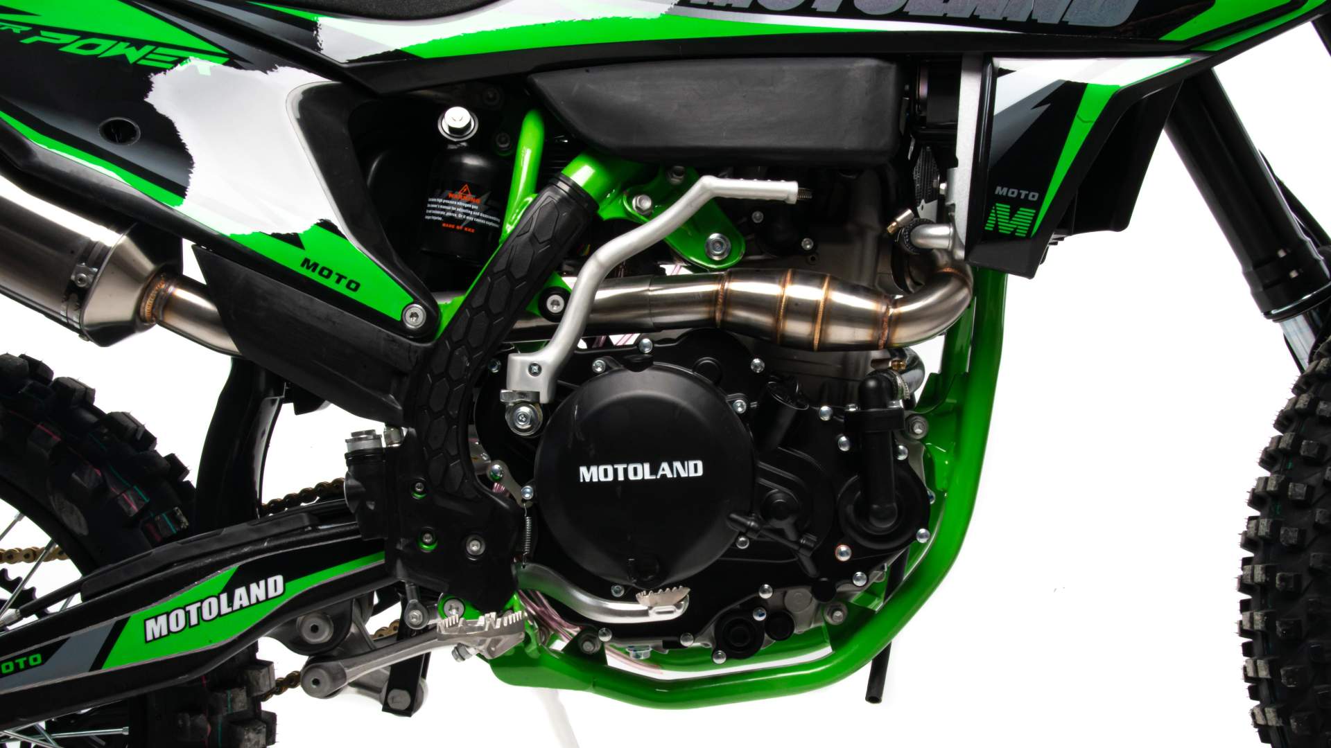 Мотоцикл Кросс Motoland FX 450 NC (194MQ) зеленый Мотоцикл Кросс Motoland FX 450 NC (194MQ) зеленый