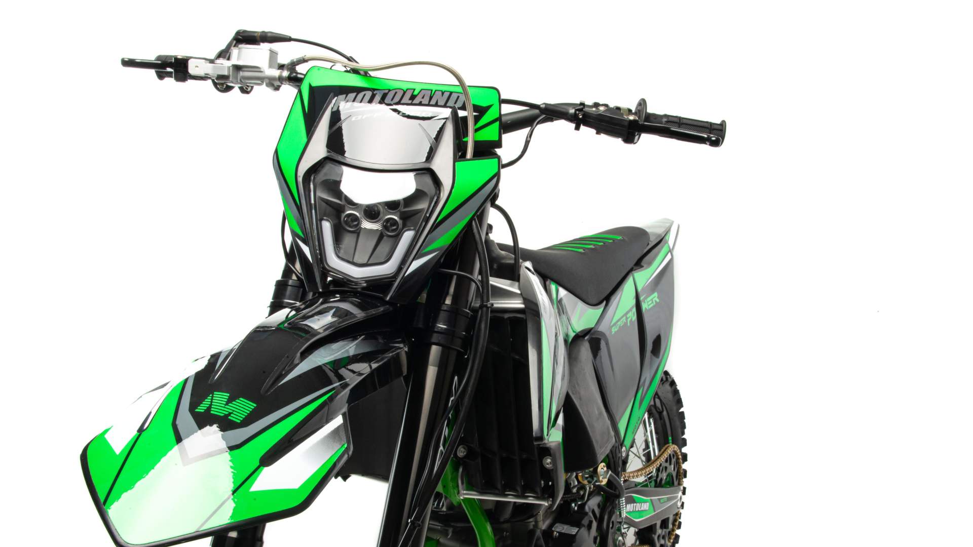 Мотоцикл Кросс Motoland FX 450 NC (194MQ) зеленый Мотоцикл Кросс Motoland FX 450 NC (194MQ) зеленый